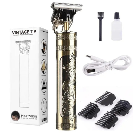 Metal Vintage T9 Trimmer | USB Rechargeable Hair Cutting Machine