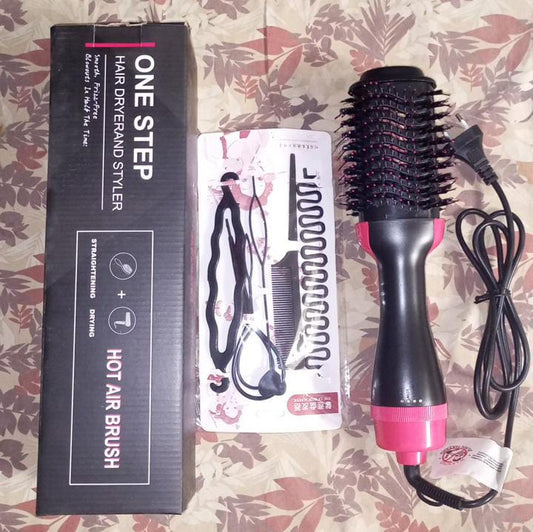 One Step Hair Dryer And Styler Hot Air Brush With Extra Hair Tool Set